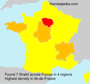 Surname Shakil in France