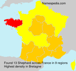 Surname Shephard in France
