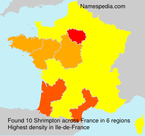 Surname Shrimpton in France