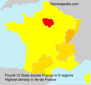 Surname Siala in France