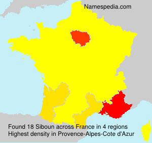 Surname Siboun in France