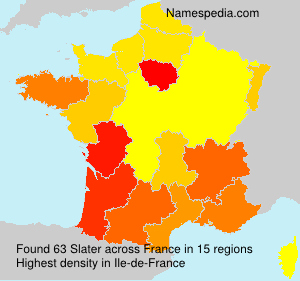 Surname Slater in France