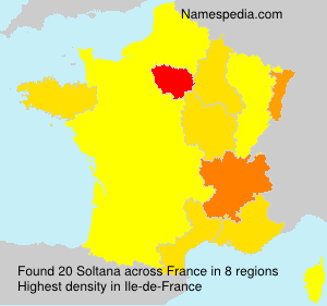 Surname Soltana in France