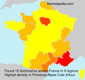 Surname Sommariva in France