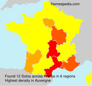 Surname Sotos in France