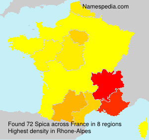 Surname Spica in France