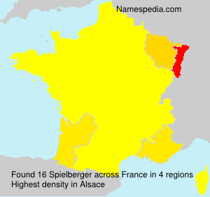 Surname Spielberger in France