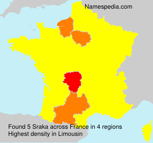 Surname Sraka in France