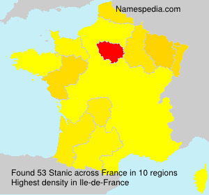 Surname Stanic in France
