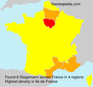 Surname Stegemann in France