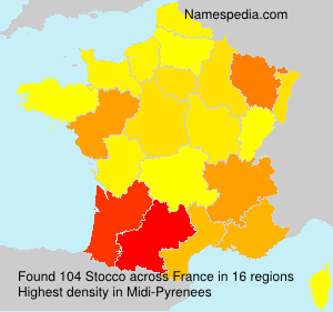 Surname Stocco in France