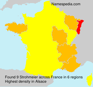 Surname Strohmeier in France