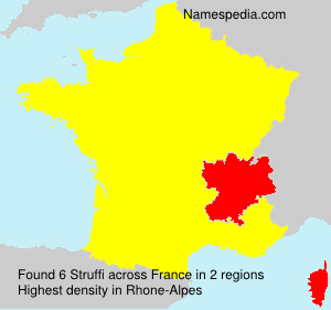 Surname Struffi in France