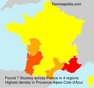 Surname Stuckey in France