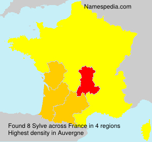 Surname Sylve in France