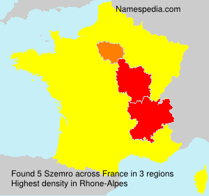 Surname Szemro in France