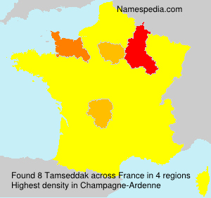 Surname Tamseddak in France