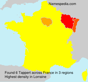 Surname Tappert in France