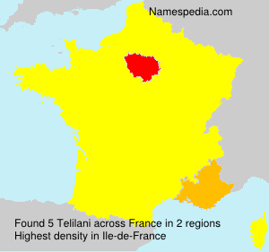 Surname Telilani in France