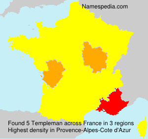 Surname Templeman in France