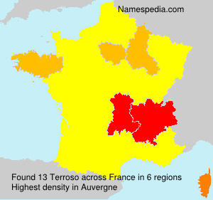 Surname Terroso in France
