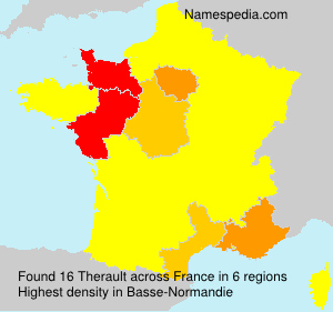 Surname Therault in France