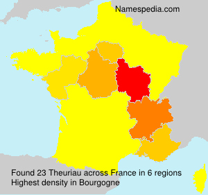 Surname Theuriau in France