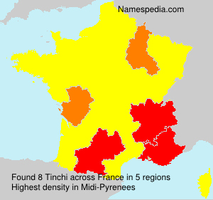 Surname Tinchi in France