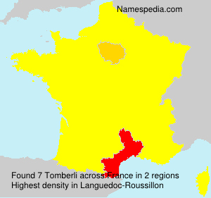 Surname Tomberli in France