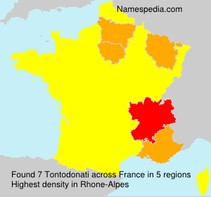 Surname Tontodonati in France