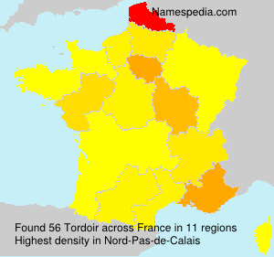 Surname Tordoir in France