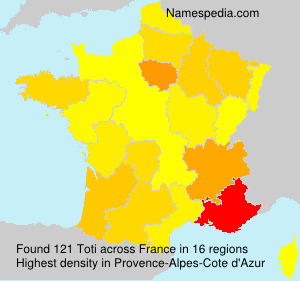 Surname Toti in France
