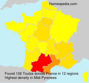 Surname Toulze in France