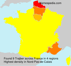 Surname Trajber in France
