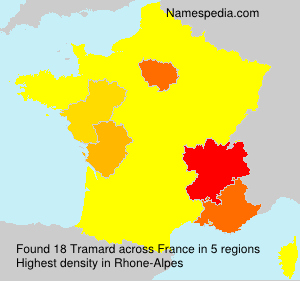 Surname Tramard in France
