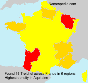 Surname Treichel in France