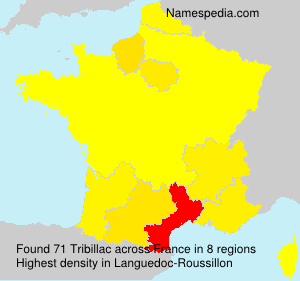 Surname Tribillac in France