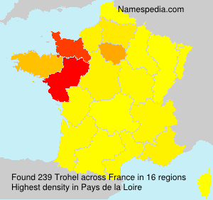 Surname Trohel in France