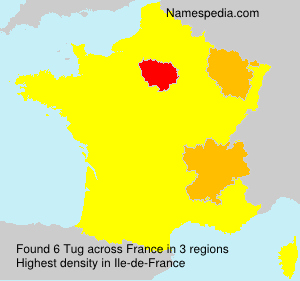Surname Tug in France