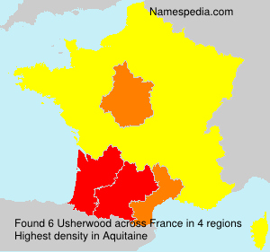 Surname Usherwood in France