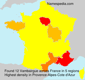 Surname Vambairgue in France