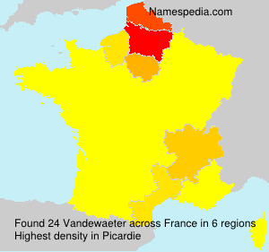 Surname Vandewaeter in France