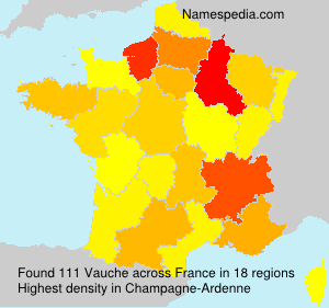 Surname Vauche in France