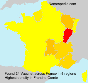 Surname Vauchet in France