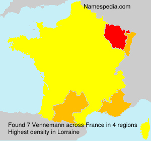 Surname Vennemann in France