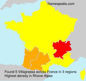 Surname Villagrassa in France