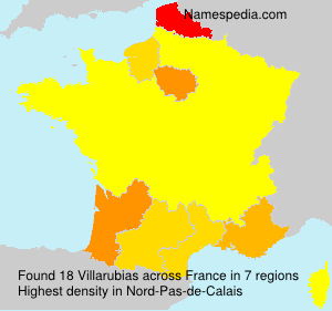 Surname Villarubias in France