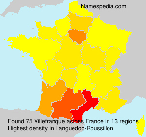 Surname Villefranque in France