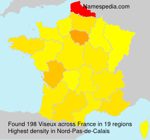 Surname Viseux in France