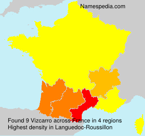 Surname Vizcarro in France